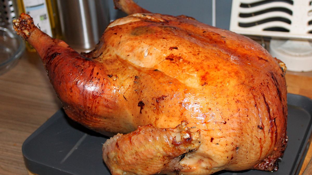 Pieczony korpus z indyka (samo mięso)