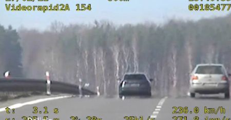 236 km/h na trasie S3. Policjanci nie wystawili mandatu, czyli gorzej dla kierowcy