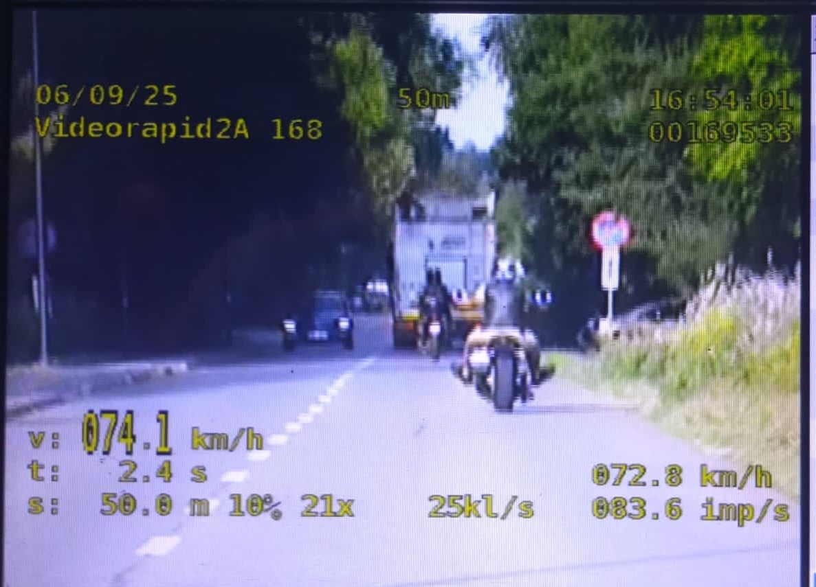 Sumin: Testował motocykl przed zakupem, stracił prawo jazdy