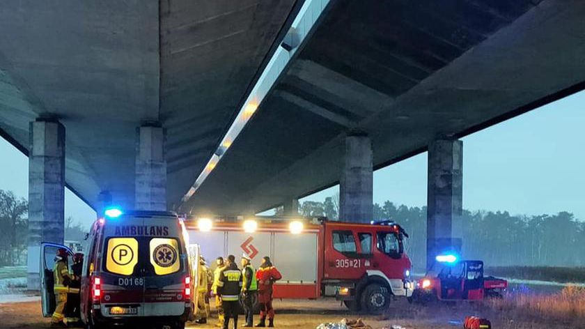 Kobieta spadła z mostu Rędzińskiego 