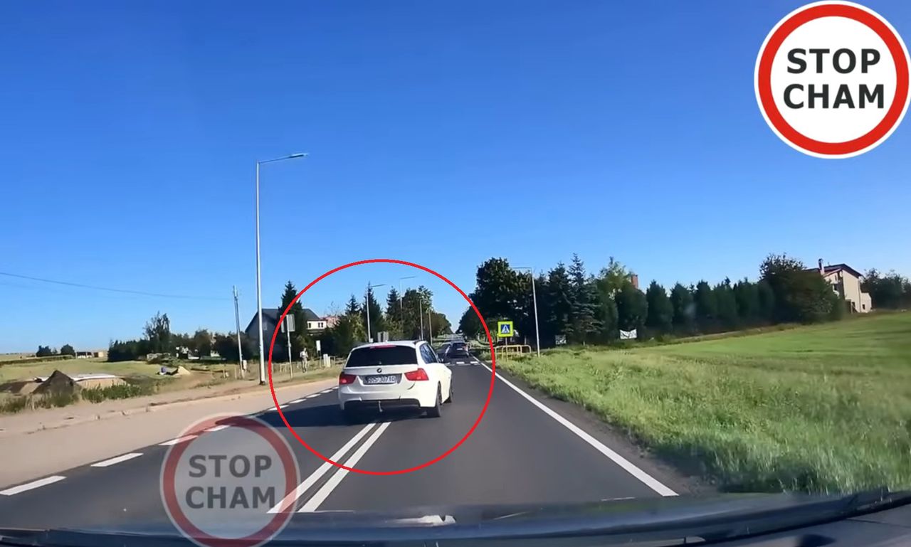 Kierowca BMW nie wytrzymał na DK55. Po chwili był w rękach policji