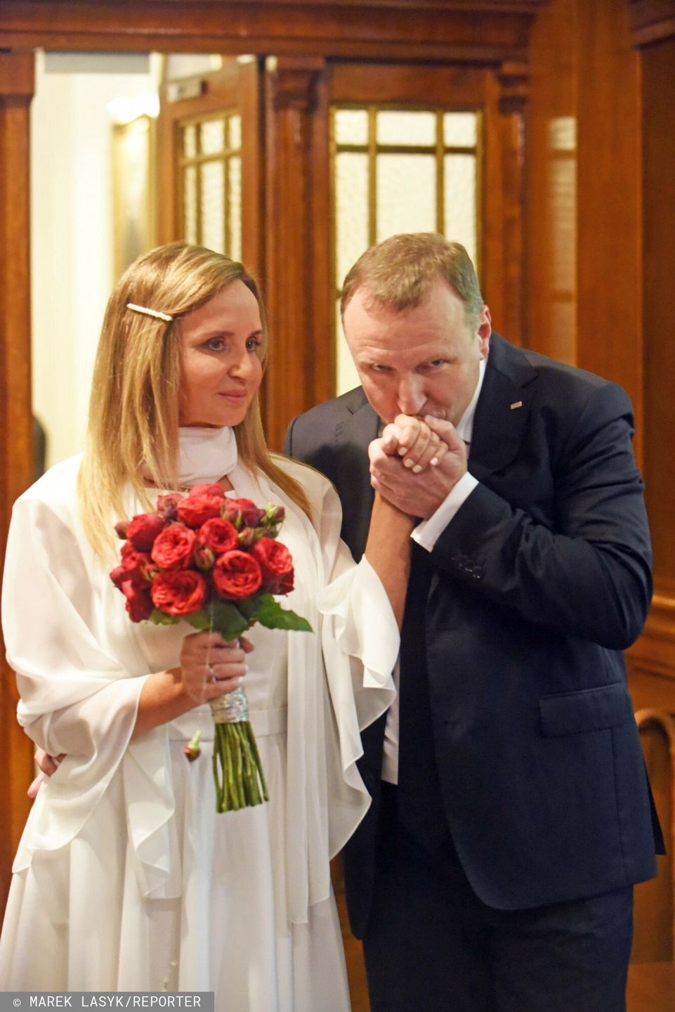 Ślub kościelny Joanny Klimek i Jacka Kurskiego