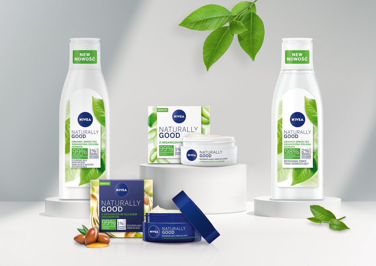 Nowa linia NIVEA Naturally Good - naturalnie 100% transparentności