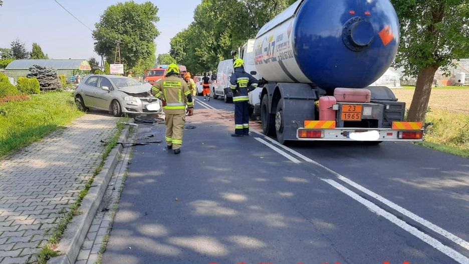 Karambol w Miedźnie