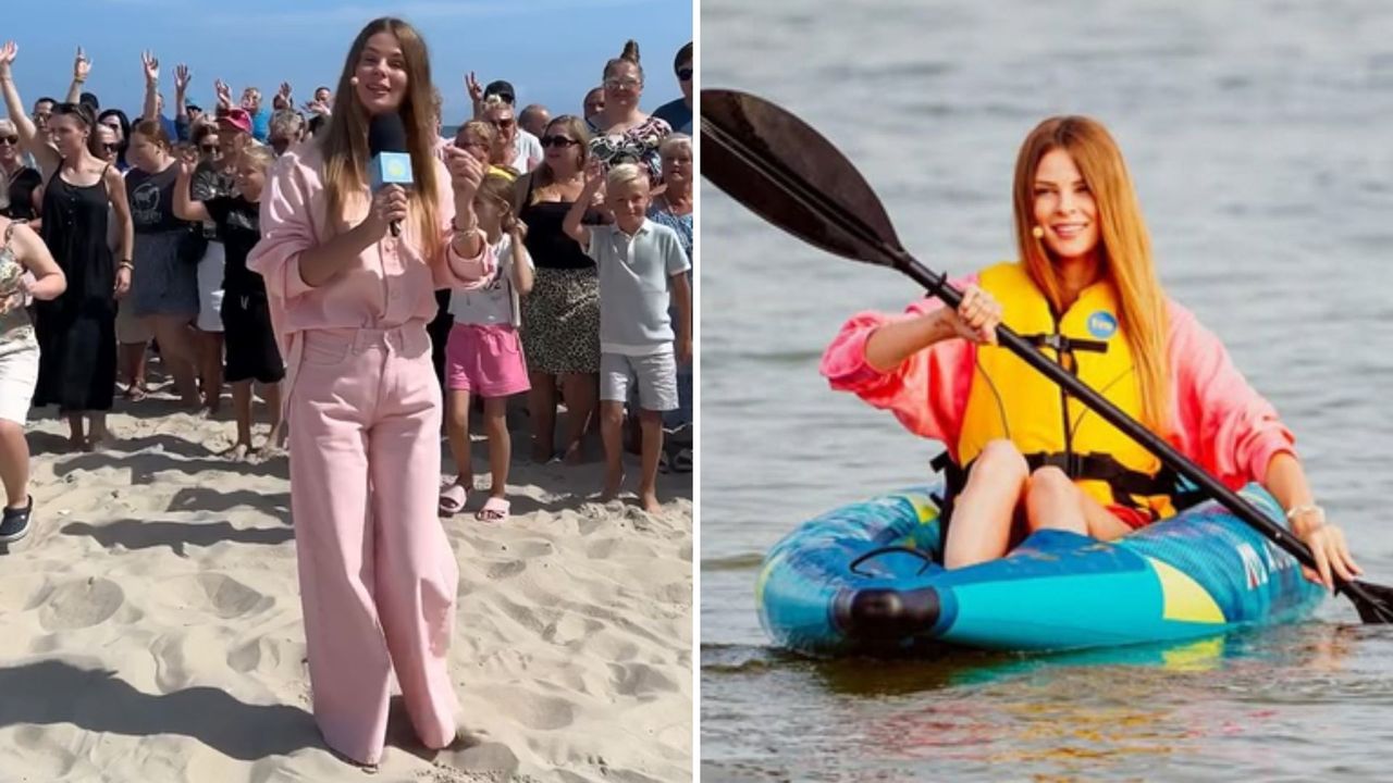 Wielkie "Plusk!". Małgorzata Tomaszewska pędem musiała się przebierać
