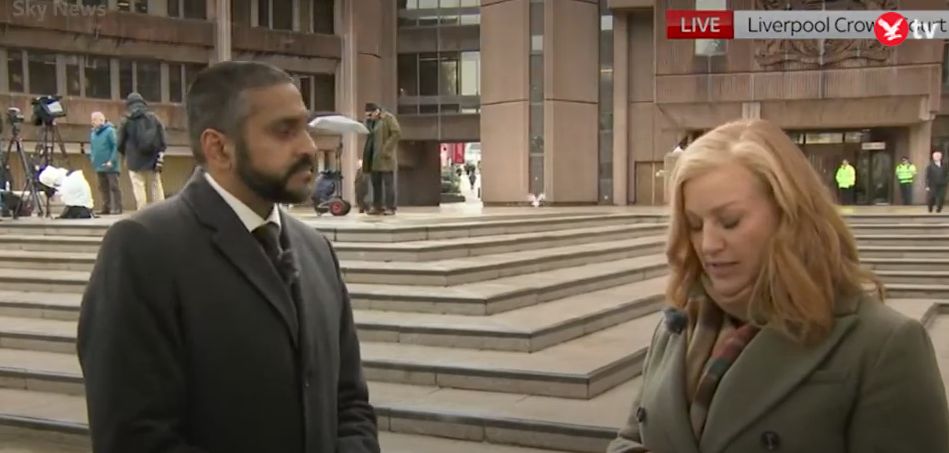 Reporterka zalazła się łzami informując o wyroku za morderstwo