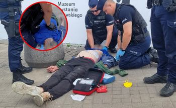 Spadł na oczach świadków. Dramatyczna akcja ratunkowa