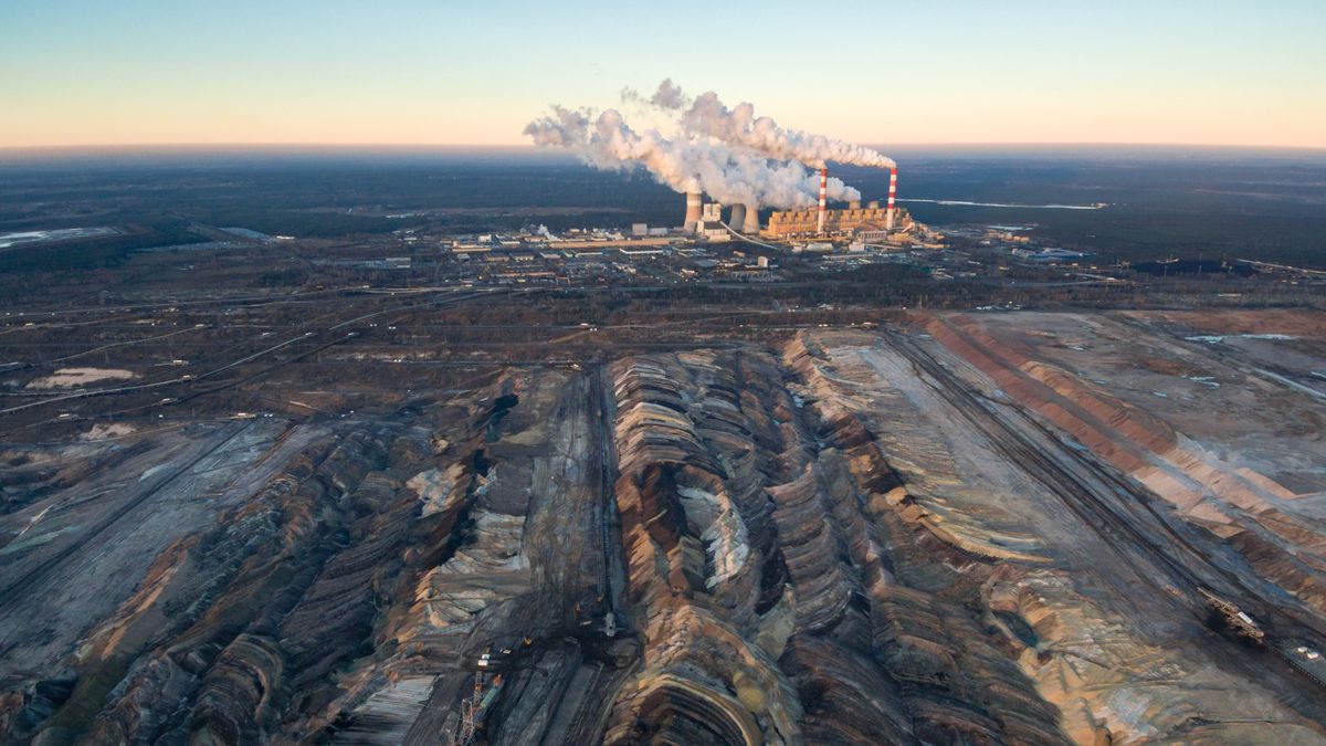 Aerial view of open-cast coal mine Belchatow, PolandAerial view of open-cast coal mine Belchatow, PolandLukasz Szczepanskiopen-cast, coal mine, opencast, open-pit, aerial view, horizontal, above, bird's eye, PGE, Poland, Energy, energetic, group, power station, chimneys, smoke, steam, environment, issue, pollution, air, big, poison, contamination, hole, dig, cavity, machinery, heavy, raw, industry, urban, soil, horizon, infrastructure, Europe, Belchatow, Kleszczow, lignite, pge, belchatow, brunatny, brunatnego, widok, lotu, lot, ptaka, ponad, polska, energia, energetyczny, elektrownia, komin, kominy, dym, zanieczyszczenie, dziura, maszyny, gleba, ziemia, kopalnia, kleszczów, niebo, niebieskie, czyste, zachód, odkrywkowa