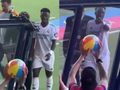 Prowokacja na El Clasico. Vinicius wkurzył się na kibica