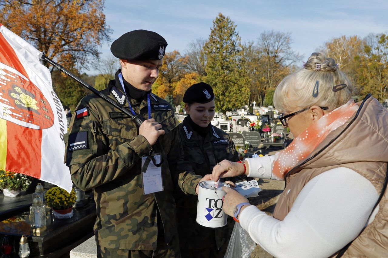 Grudziądz: Chętnie wrzucaliśmy pieniądze i to była rekordowa kwesta na cmentarzu