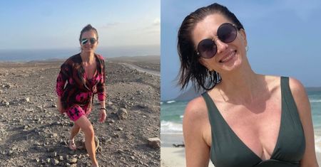 47-letnia Anita Sokołowska w stroju kąpielowym wygrzewa się na Fuerteventurze. Fani: "Jaka pani ZGRABNA" (ZDJĘCIA)