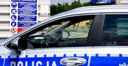 Wypadek na DK10. Dachował samochód