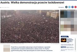 Kompromitacja TV Republika. Zdjęcie z "protestu antyszczepionkowców" ma 30 lat