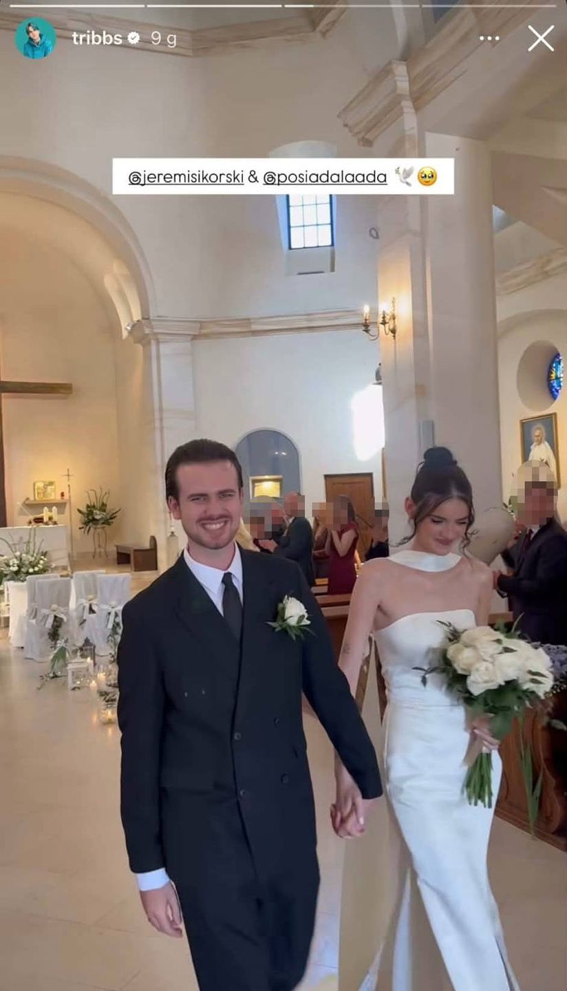 Jeremi Sikorski i Ada Posiadała wzięli ślub