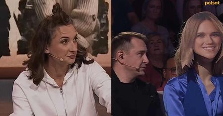 "Śmieszne" żarty w kabarecie przy udziale kartonowych głów Kaczorowskiej i Rogacewicza: "Ale słabą reklamę mu zrobiła"