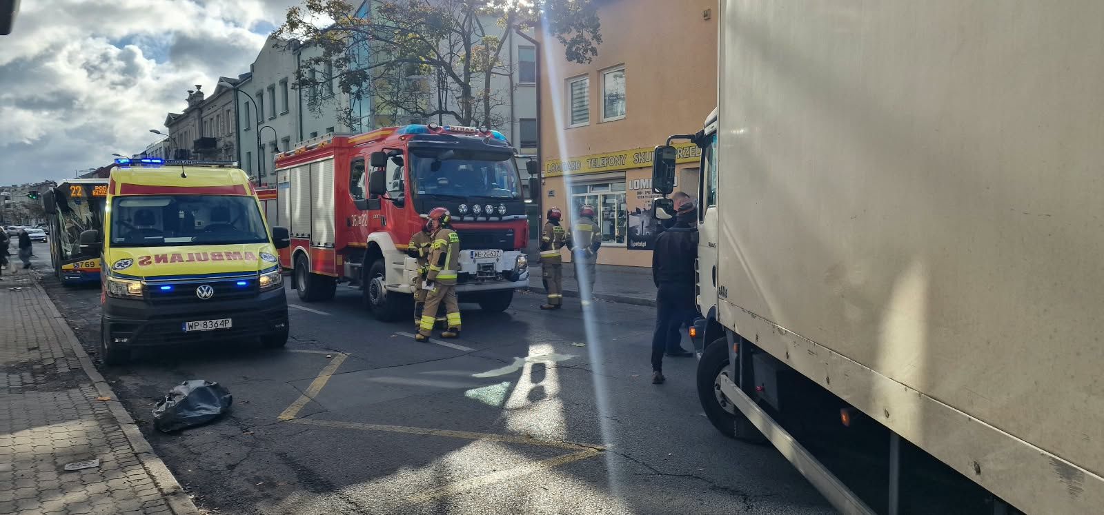 Potrącenie kobiety na ul. Królewieckiej w Płocku 