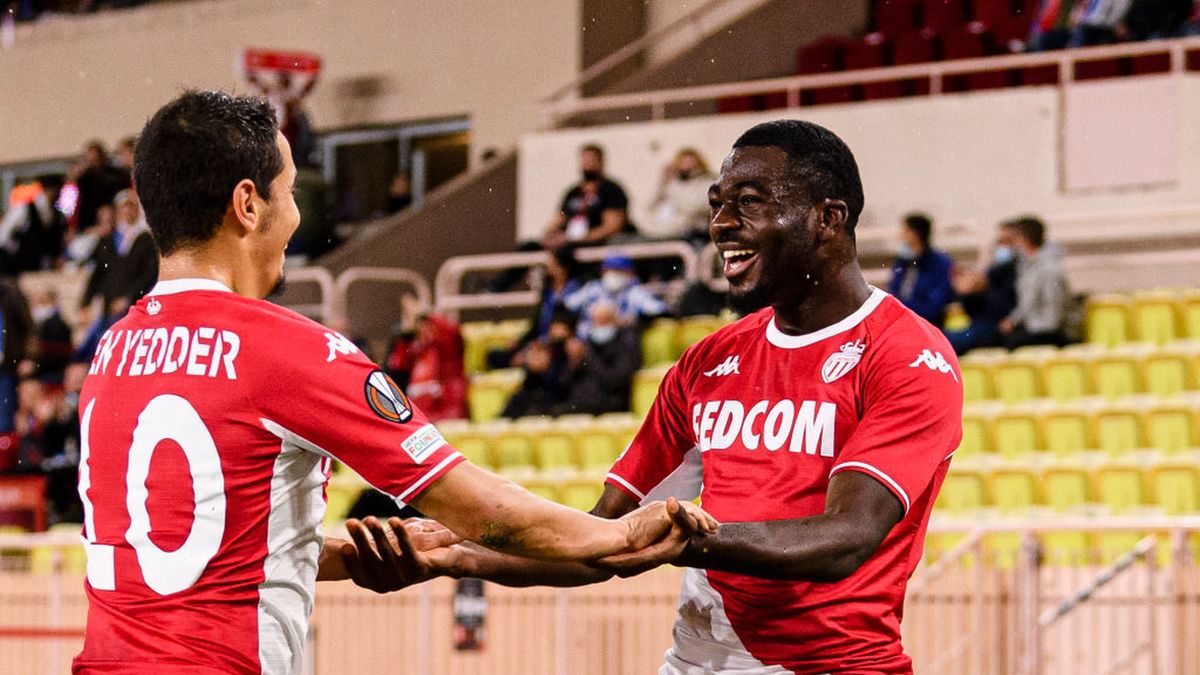 Getty Images /  Eurasia Sport Images / Na zdjęciu: Youssouf Fofana (z prawej) cieszy się z gola