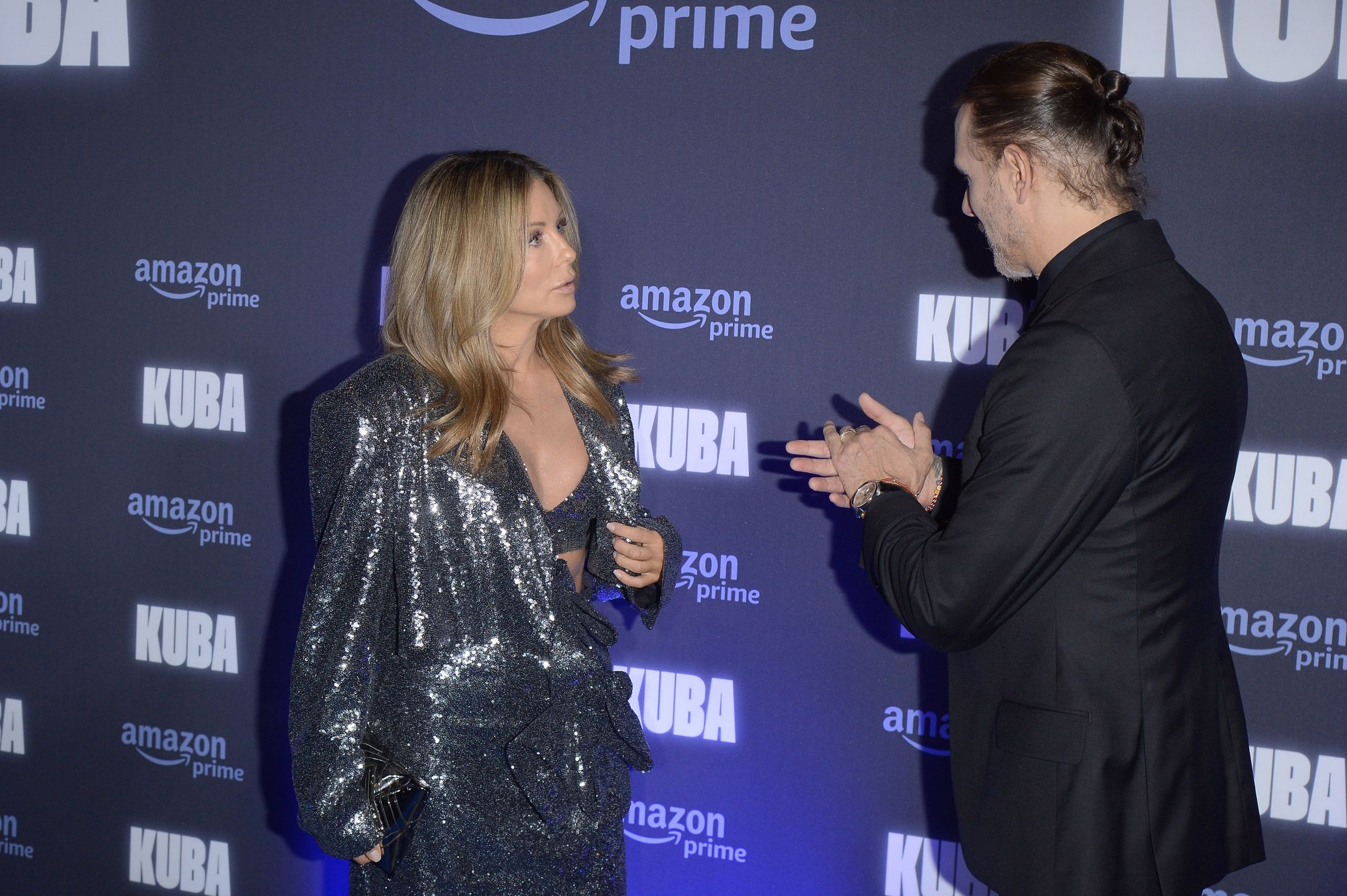 Spięcie Małgorzaty Rozenek i Radosława Majdana na ściance