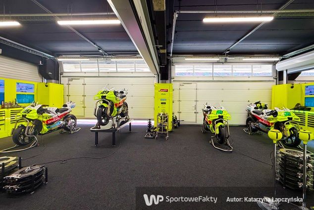 Tak wygląda garaż zespołu MotoGP