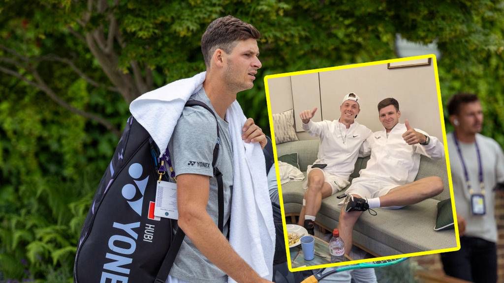 Getty Images /  Tim Clayton/Corbis oraz Twitter Denis Shapovalov / Na zdjeciu: Hubert Hurkacz i Denis Shapovalov
