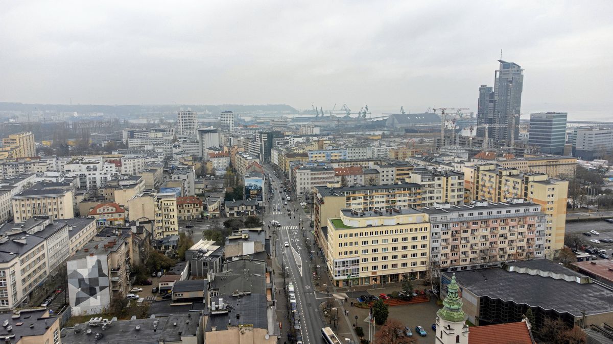Gdynia z lotu ptaka