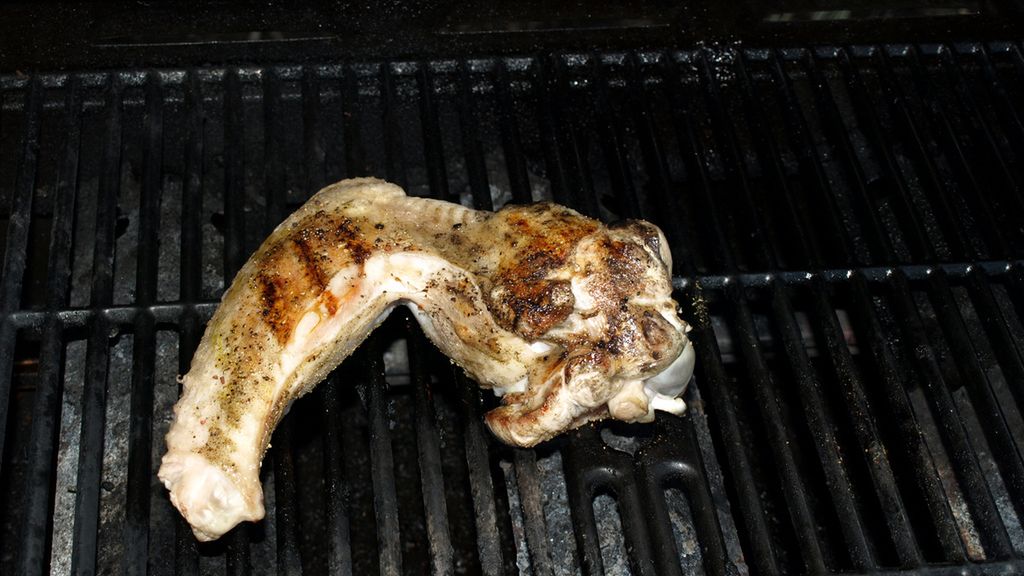 Pieczone skrzydło z indyka (samo mięso)