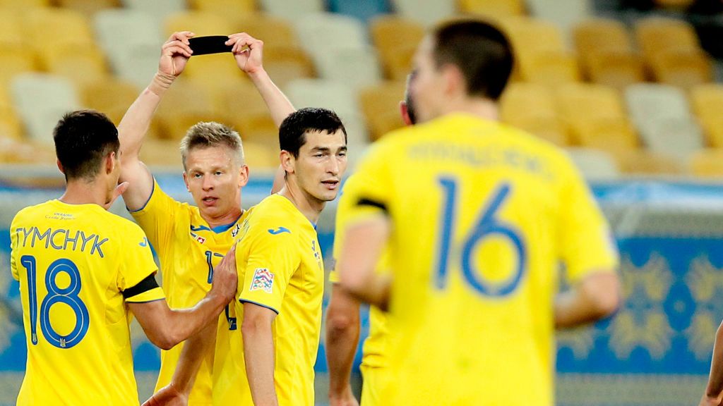Zdjęcie okładkowe artykułu: Getty Images / Stanislav Vedmid/Soccrates/ / Na zdjęciu: piłkarze reprezentacji Ukrainy
