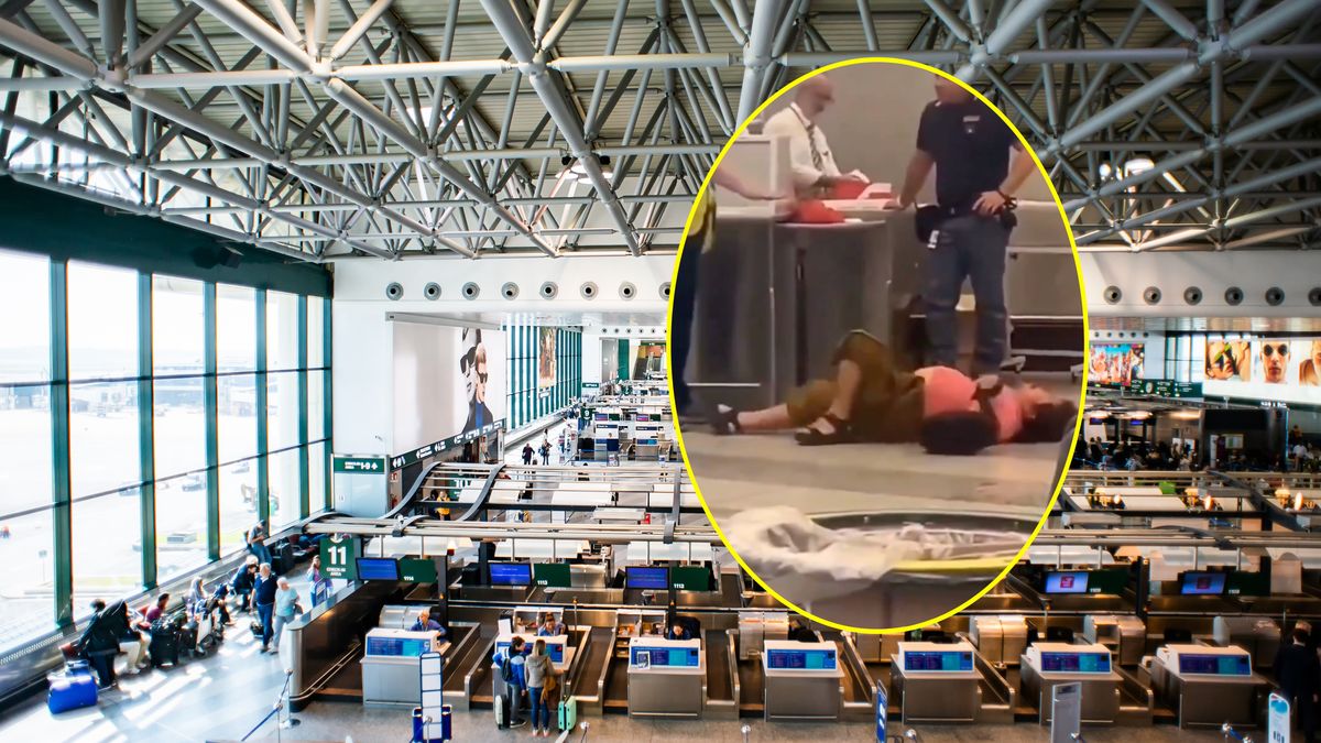 Podróżna wpadła w histerię z powodu swojego bagażu 