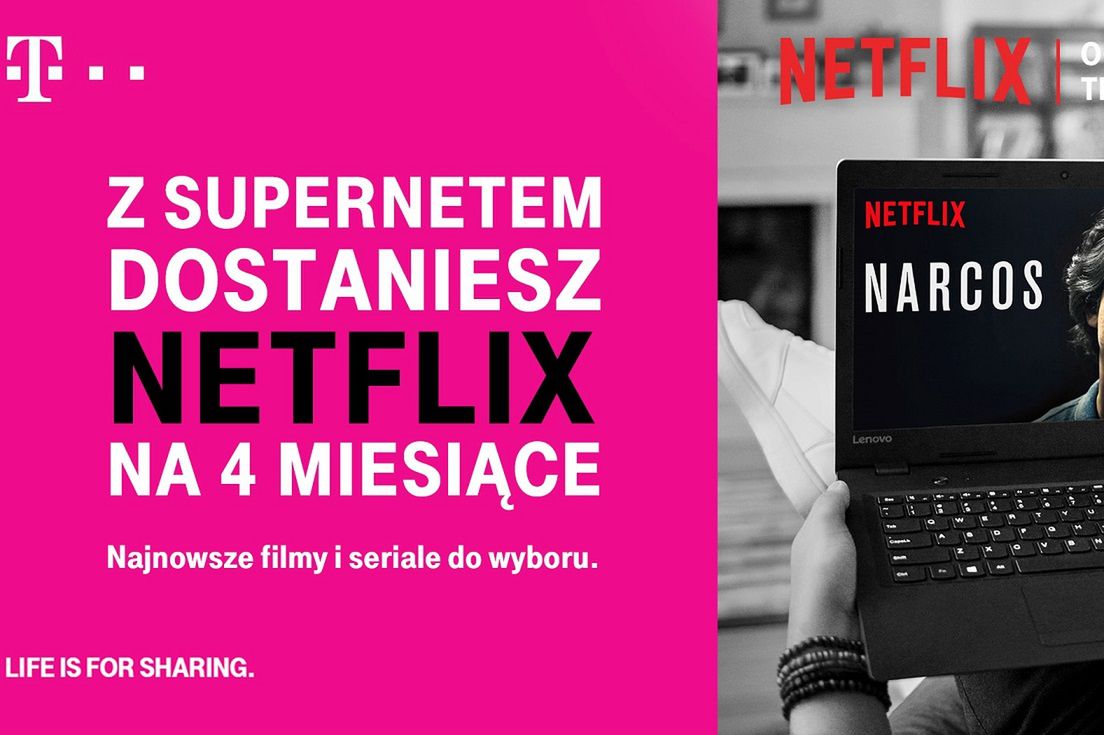 T-Mobile z darmowym Netfliksem – nie muzyką, lecz serialami chcą zdobyć klientów