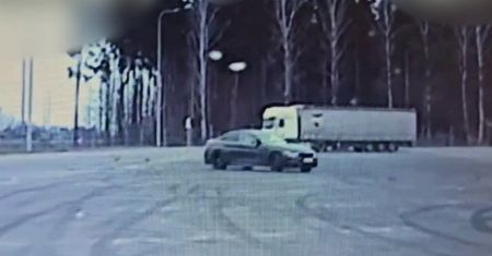 Ukrainiec driftował na parkingu. Policjanci nie mieli litości
