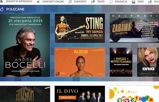 eBilet Polska stracił 76 proc. przychodów, wynik netto 12 mln zł w dół