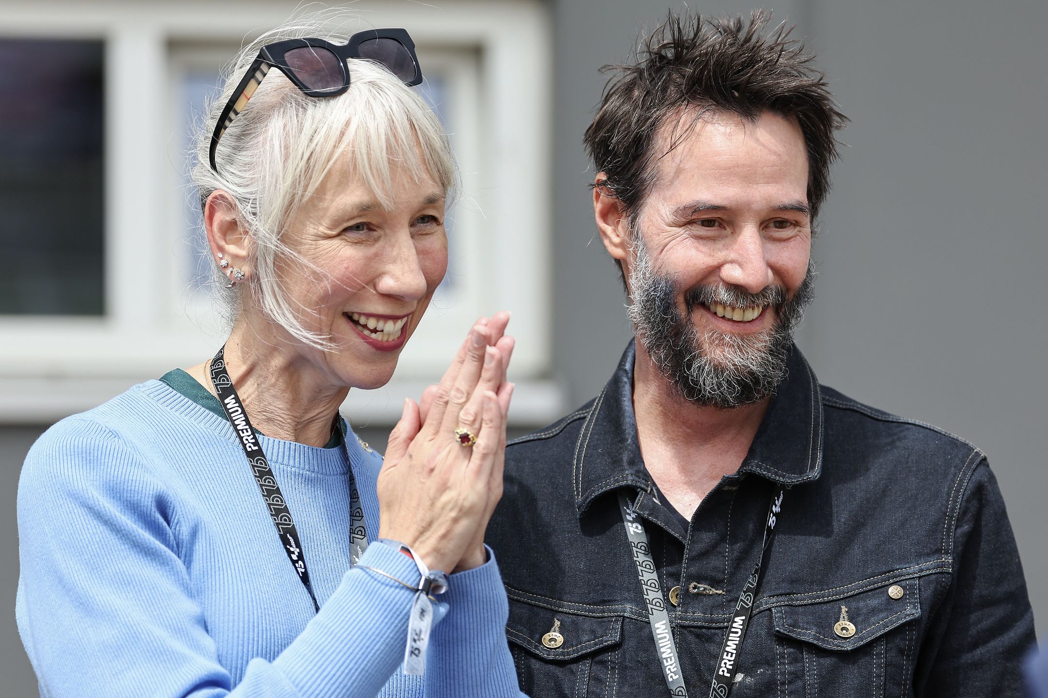 Keanu Reeves i Alexandra Grant