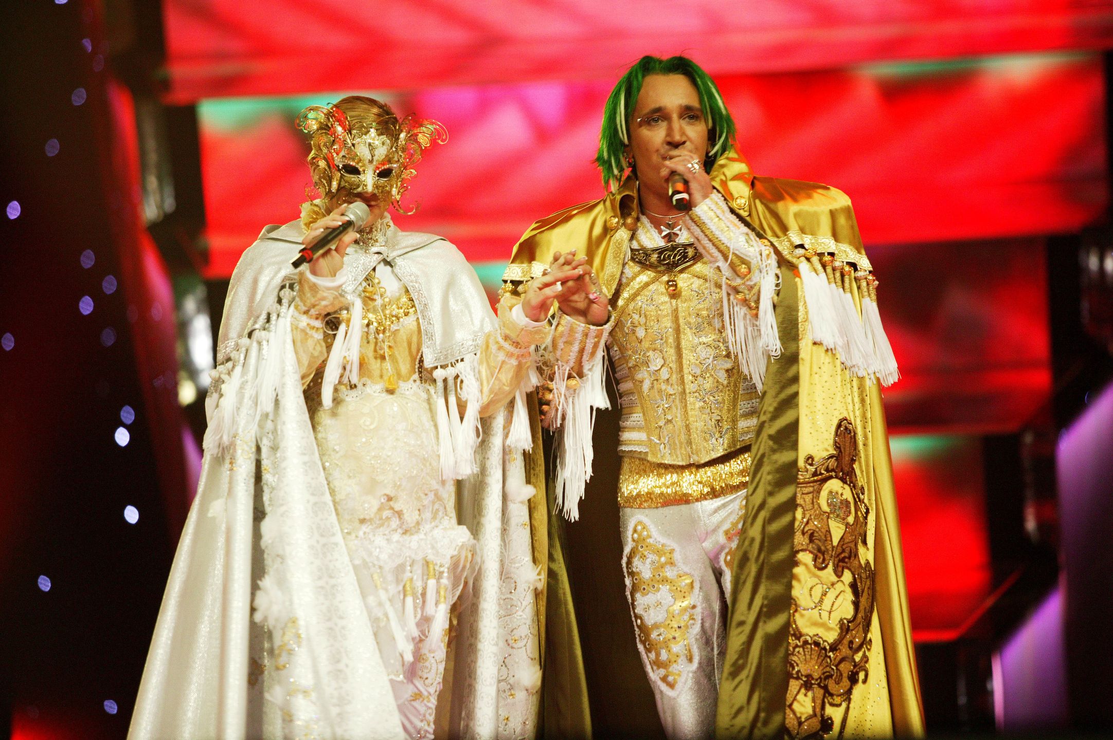 Anna Świątczak i Michał Wiśniewski z Ich Troje na Eurowizji 2006