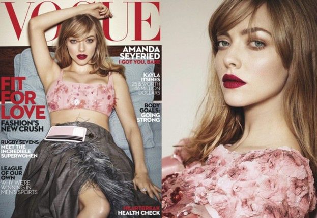 Amanda Seyfried na okładce "Vogue'a"