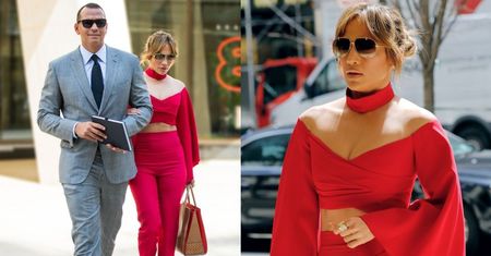 Brzuch 47-letniej Jennifer Lopez na spacerze z nowym chłopakiem (ZDJĘCIA)