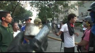 Starcia studentów z policją w Wenezueli