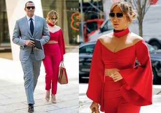 Brzuch 47-letniej Jennifer Lopez na spacerze z nowym chłopakiem (ZDJĘCIA)