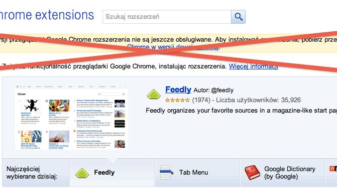 Rozszerzenia Chrome dostępne na Mac OS! 1