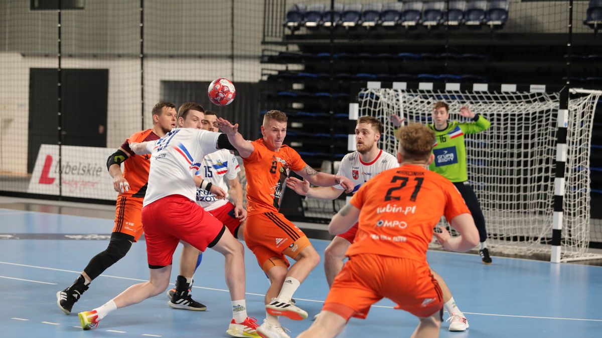 Materiały prasowe / KS Azoty Puławy / Na zdjęciu: akcja z meczu Azoty - Zagłębie