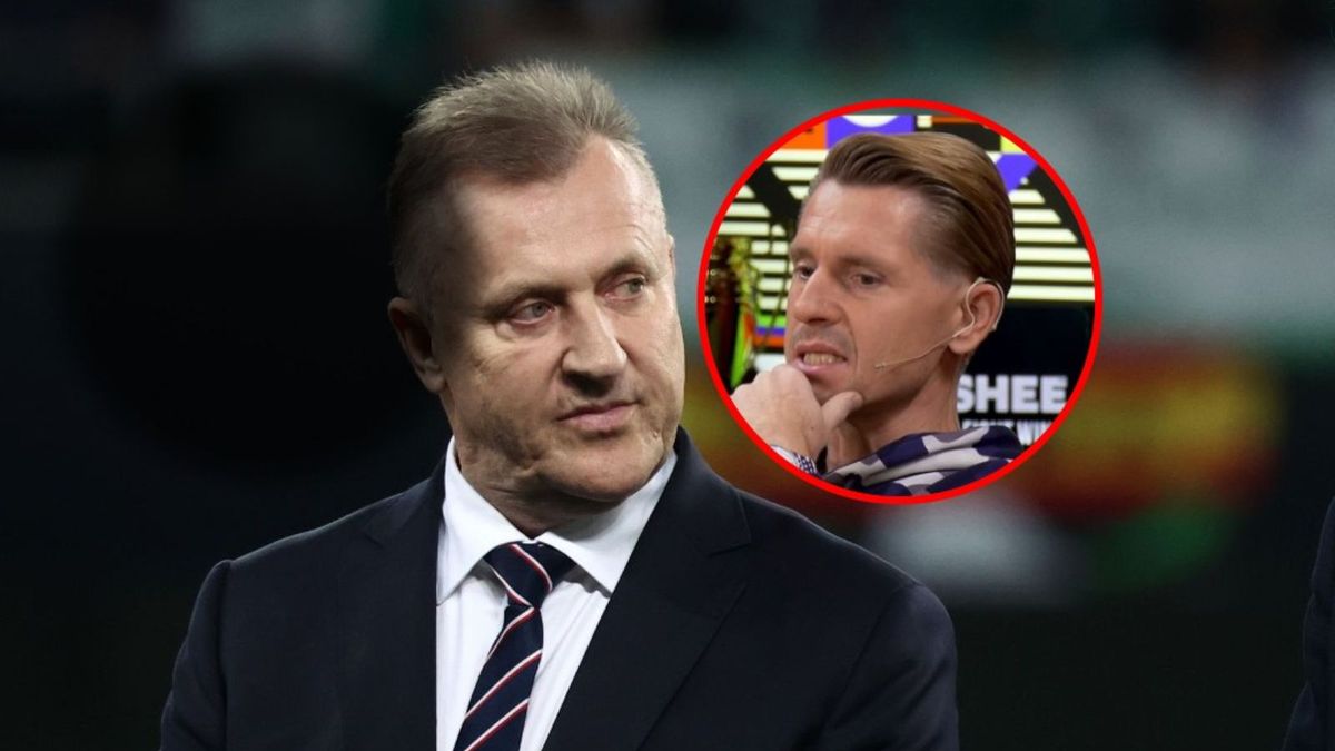 Getty Images / Jakub Porzycki/NurPhoto via Getty Images/Kanał Sportowy / Na dużym zdjęciu Cezary Kulesza, na małym Artur Wichniarek