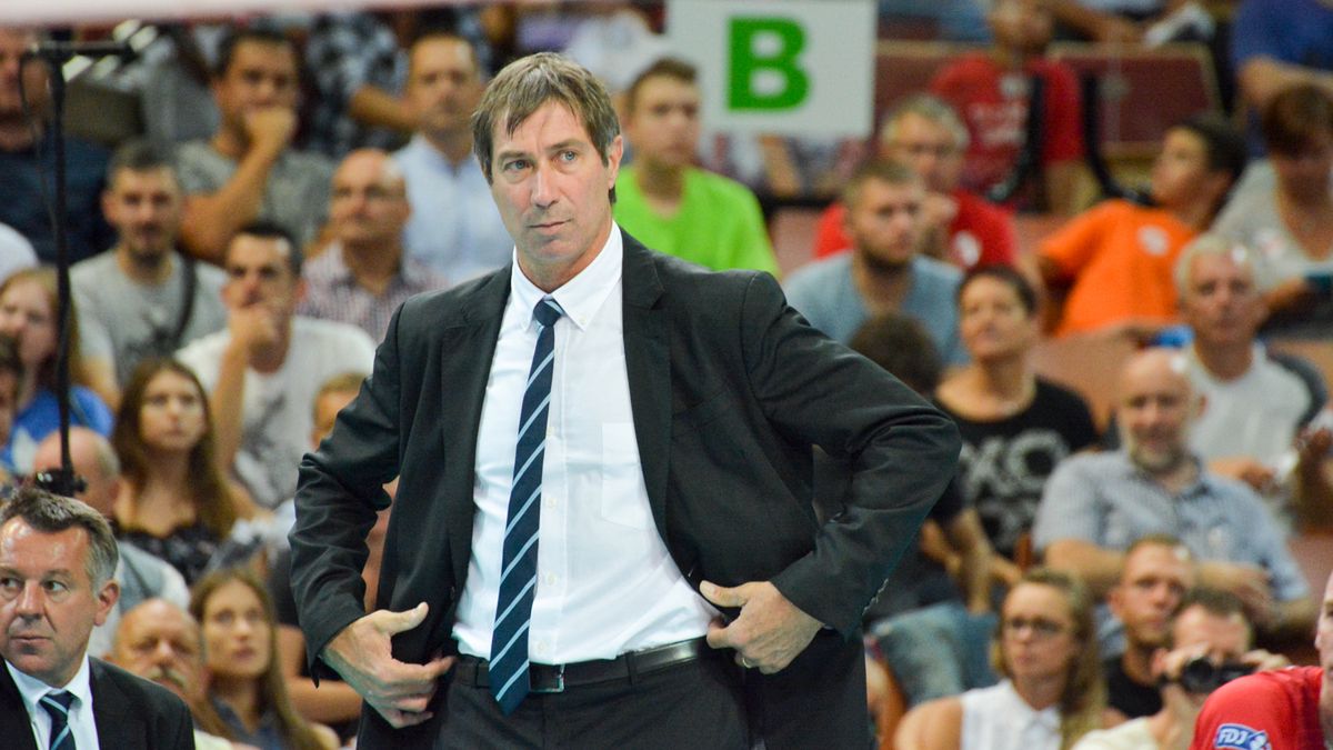 WP SportoweFakty / Roksana Bibela / Na zdjęciu: trener Laurent Tillie