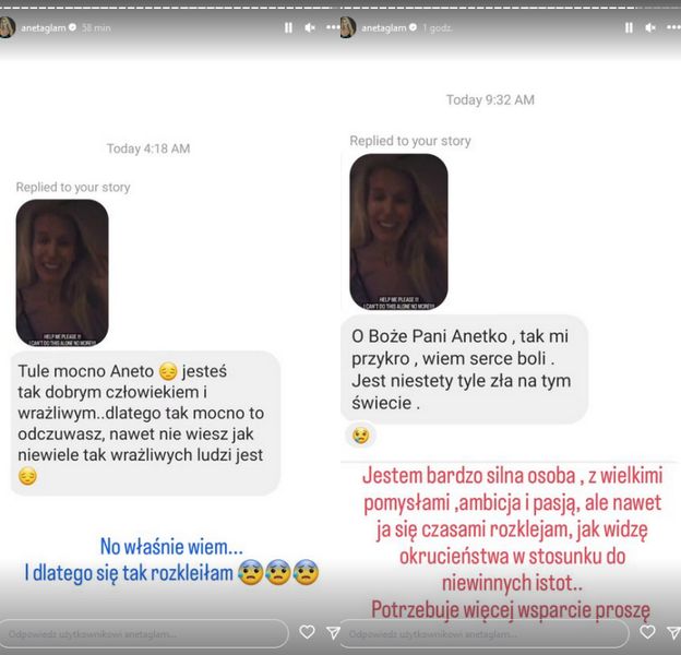 Aneta Glam ZALEWA SIĘ ŁZAMI na Instagramie: "Obudźcie się, ludzie!". O co chodzi? (FOTO)