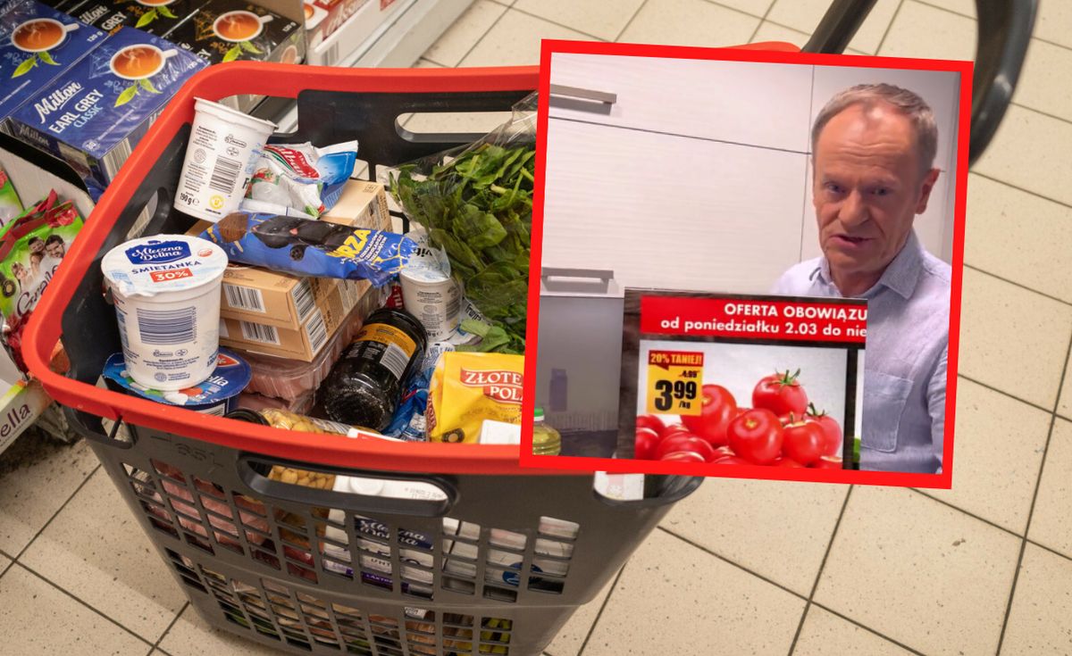 Donald Tusk pokazał swoje zakupy. Uderza w PiS ws. inflacji.