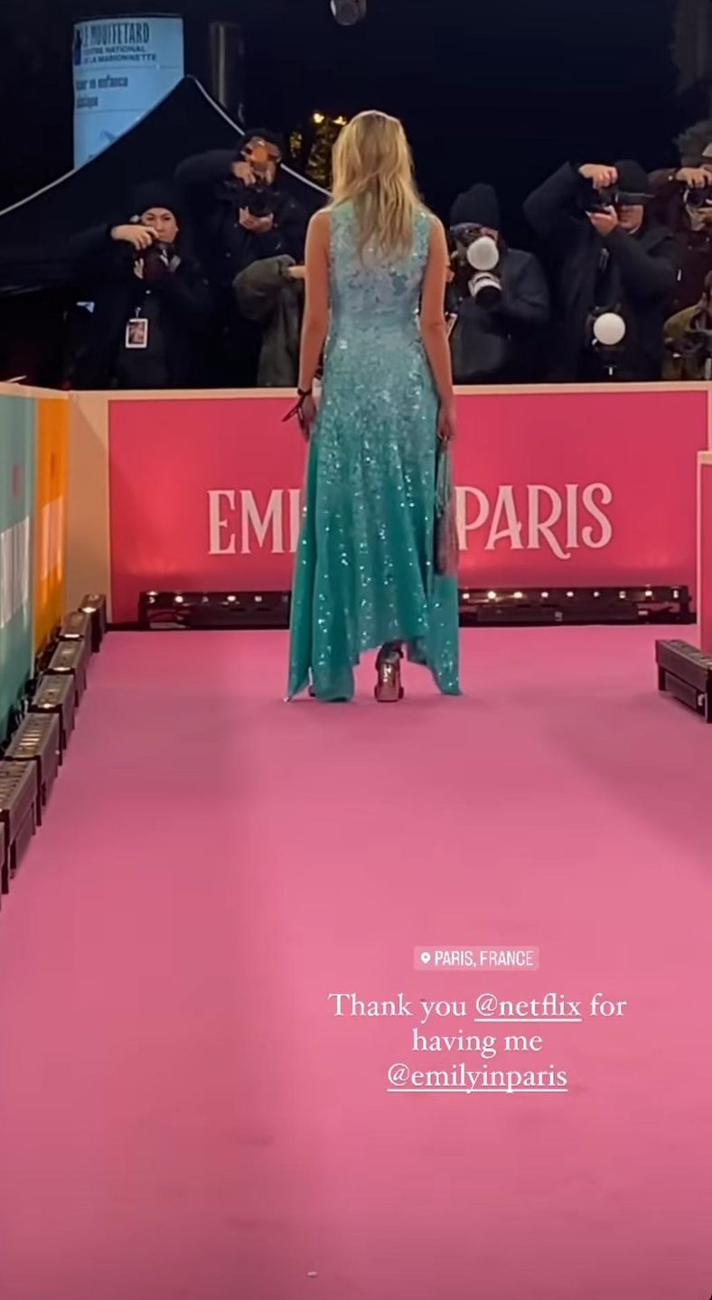 Jessica Mercedes na premierze "Emily w Paryżu"
