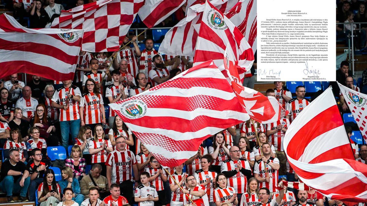 Materiały prasowe / Plusliga/ instagram / Zarząd Asseco Resovii wydał oświadczenie w sprawie skandalu