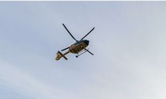 Raszyn. Ratunek z powietrza. Śmigłowiec przyleciał do chorej na aleję Krakowską