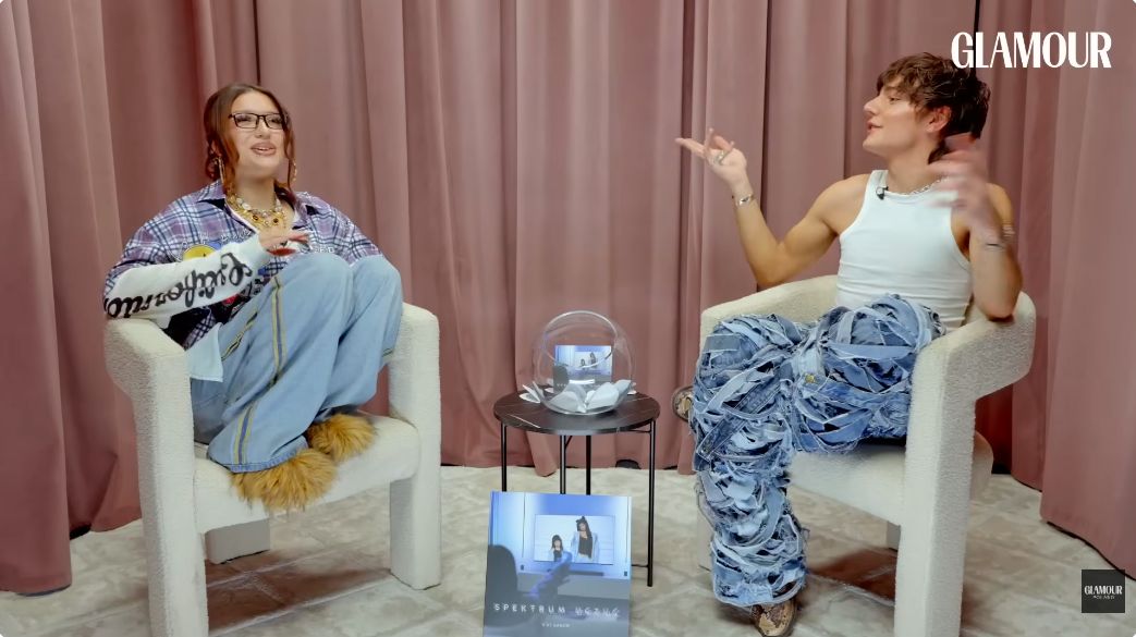 Viki Gabor i Piotr Koprowski w podcaście "Glamour"