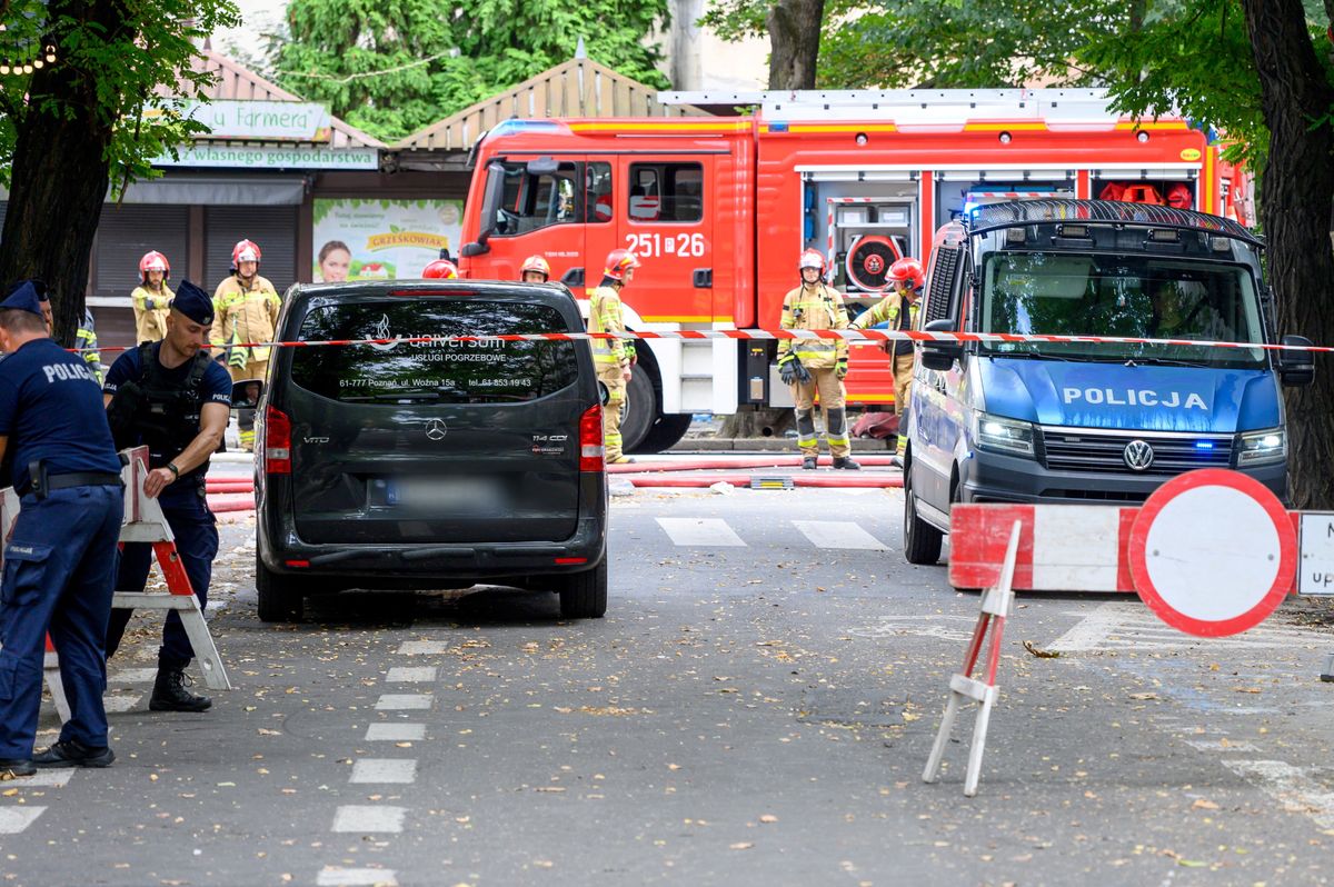 kamienica, pożar, straż Lekka ulga. Są informacje dla mieszkańców sąsiedztwa zawalonej kamienicy