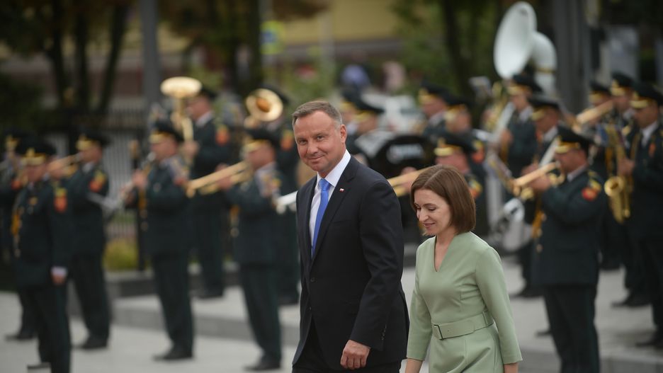 Wpadka Andrzeja Dudy w Mołdawii. Nagranie trafiło do sieci