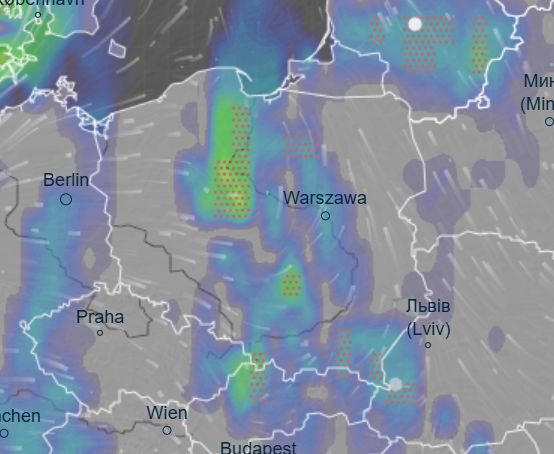 W niedzielę padać ma w przeważającej części kraju